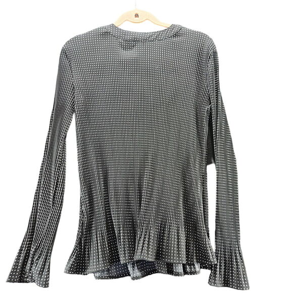 Fred David Womens Button Up Multi-Color Size XL Polyester Blend Stretch - Picture 2 of 12